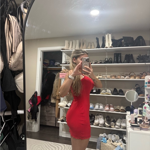 Red mini Dress - Picture 2 of 2